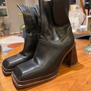 ASOS Black Heeled Boots